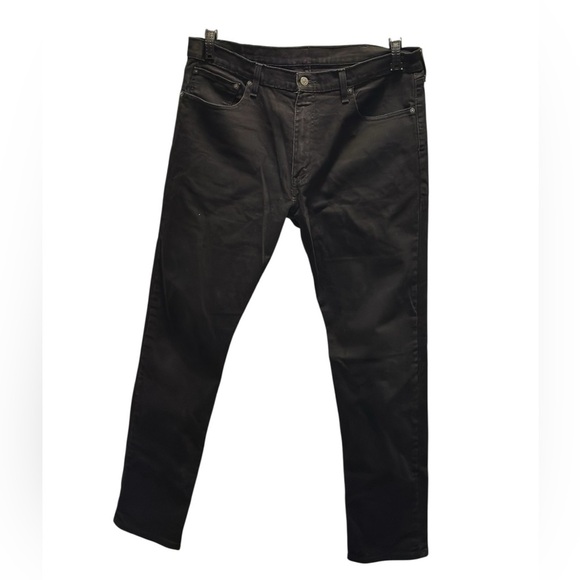Levi's 502 Men's Black Jeans W38 L 36 - Picture 1 of 9